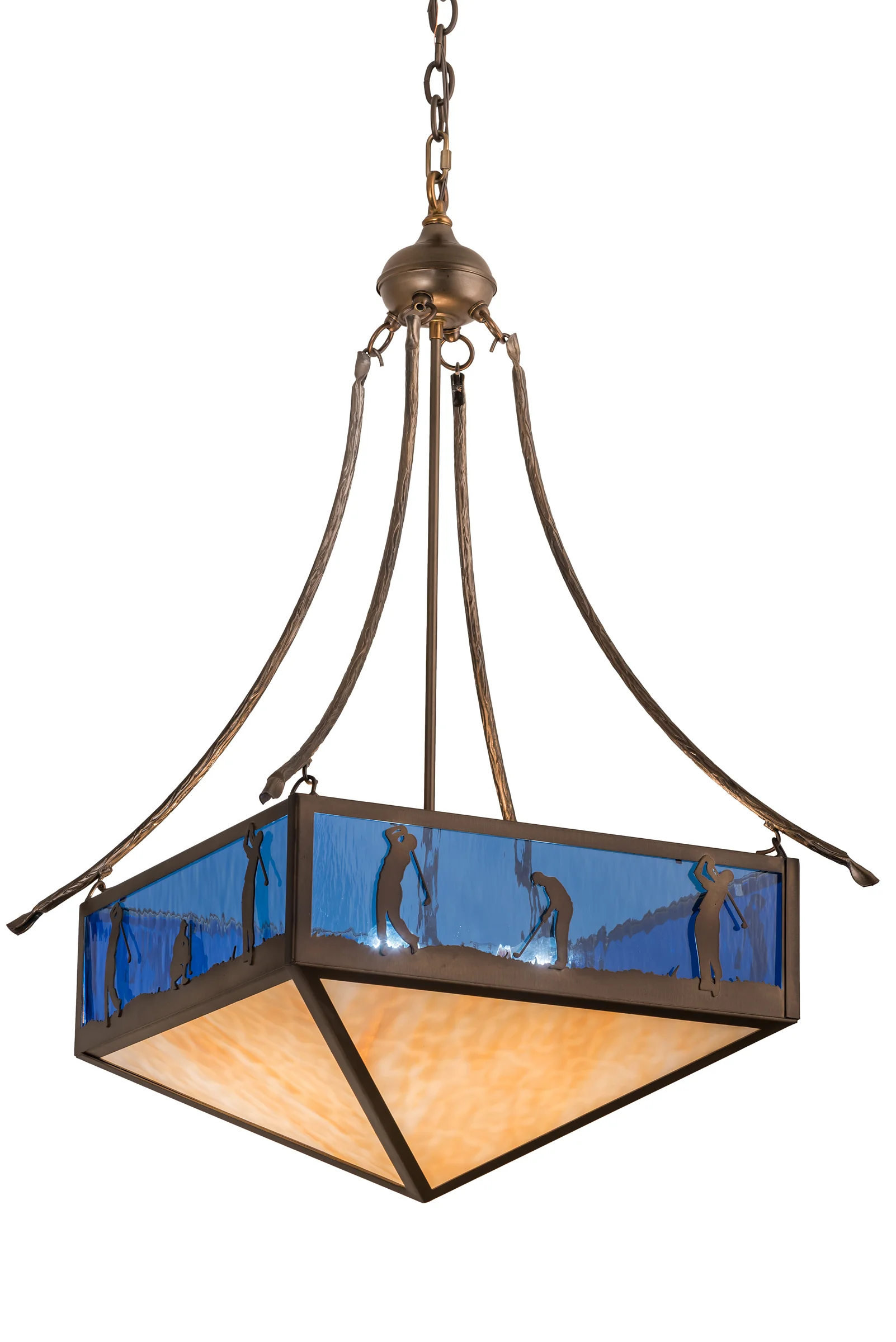 22" Square Golf Inverted Pendant