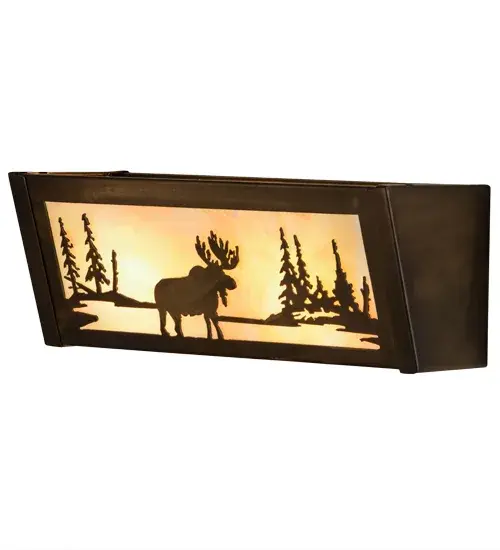 The Meyda Tiffany - Moose At Lake by Meyda Lighting - Image 2