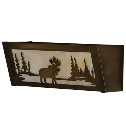 The Meyda Tiffany - Moose At Lake by Meyda Lighting - Image 3