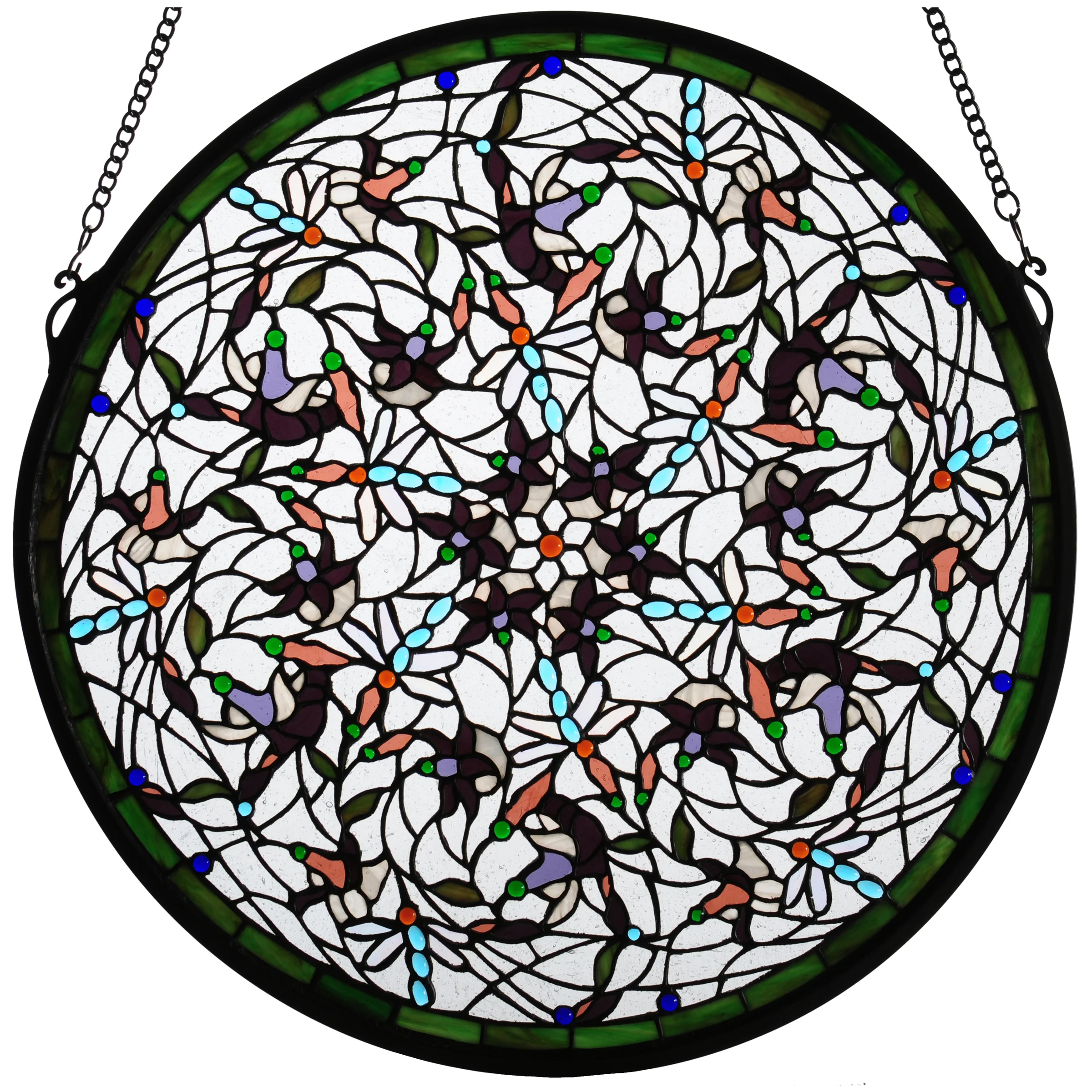 Dragonfly Window in Naw Tacir Blue Zair