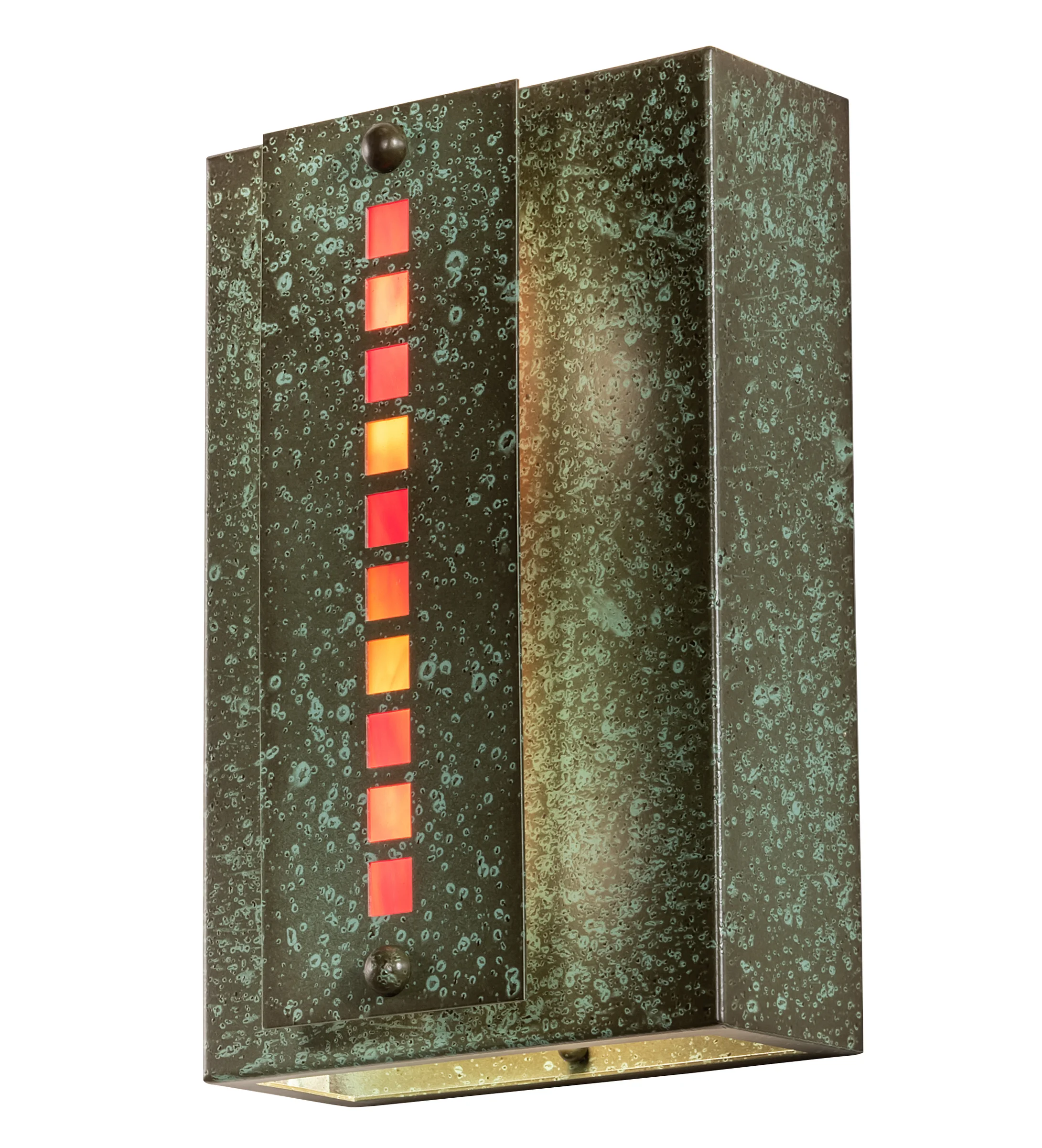 Moss Creek Two Light Wall Sconce in Tarnished Copper