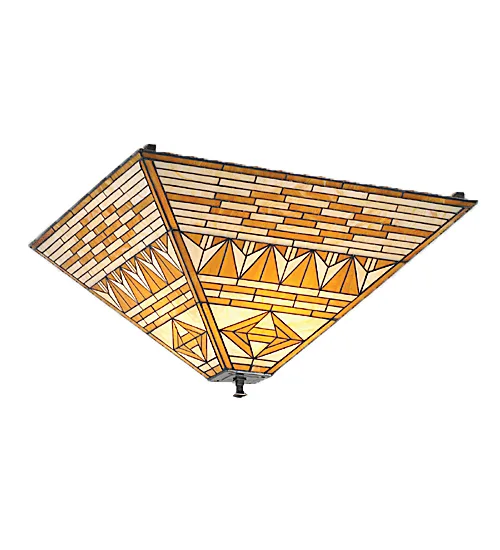 30" Square Valencia Mission Flushmount