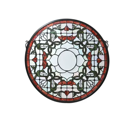 The Meyda Tiffany - Tulip Bevel Medallion by Meyda Lighting - Image 1