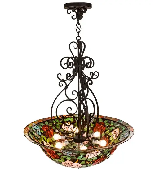 The Meyda Tiffany - Tiffany Rosebush by Meyda Lighting - Image 4
