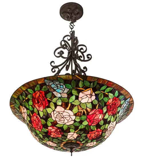 The Meyda Tiffany - Tiffany Rosebush by Meyda Lighting - Image 6