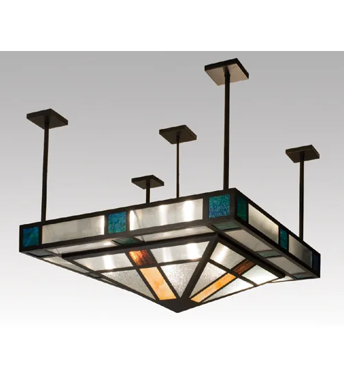 48" Square Polaris Semi-Flushmount