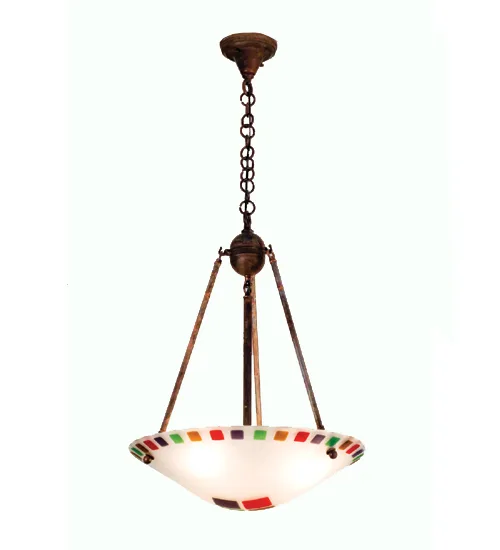 Metro Fusion Three Light Pendant in Vintage Copper