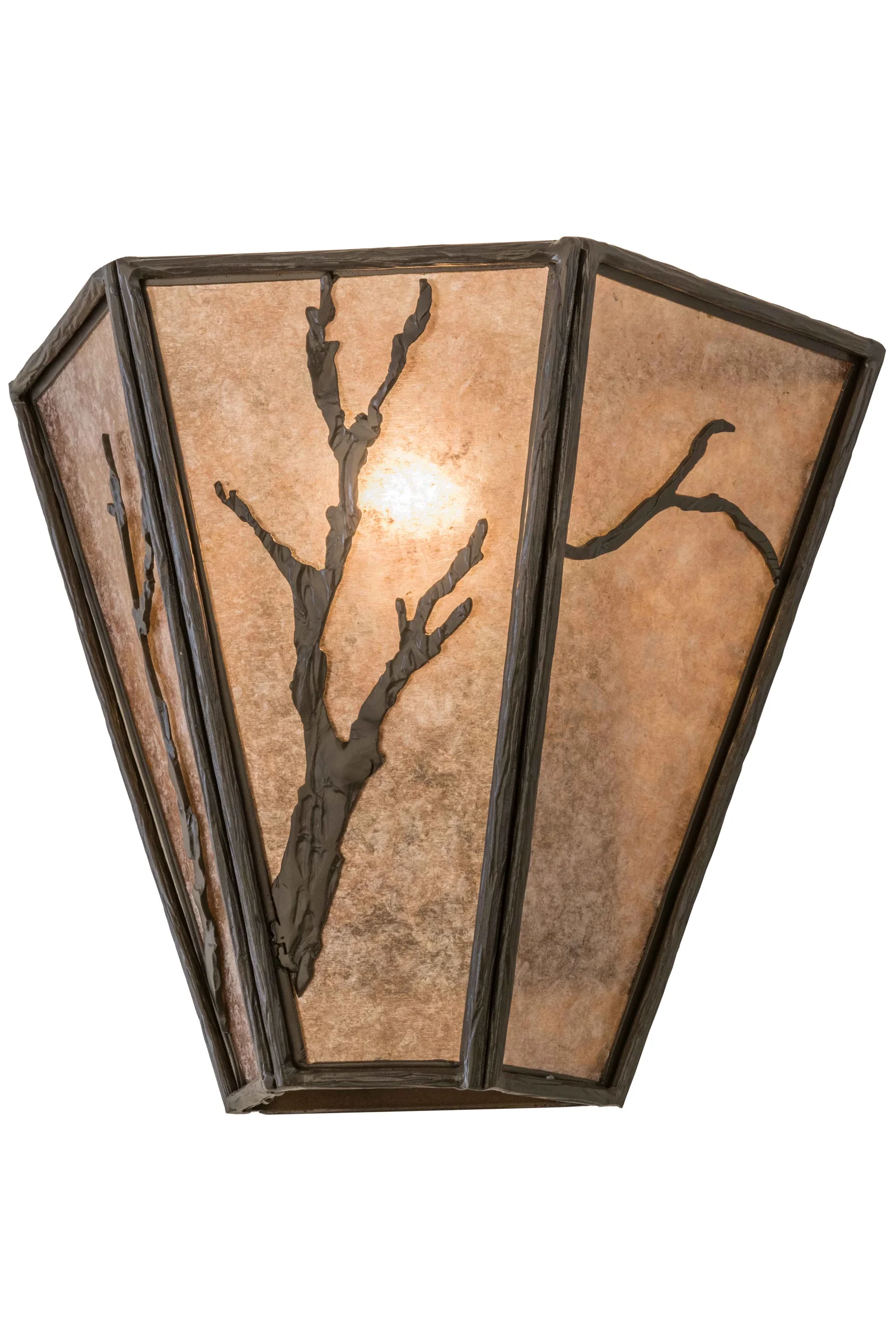 Branches One Light Wall Sconce in Timeless Bronze