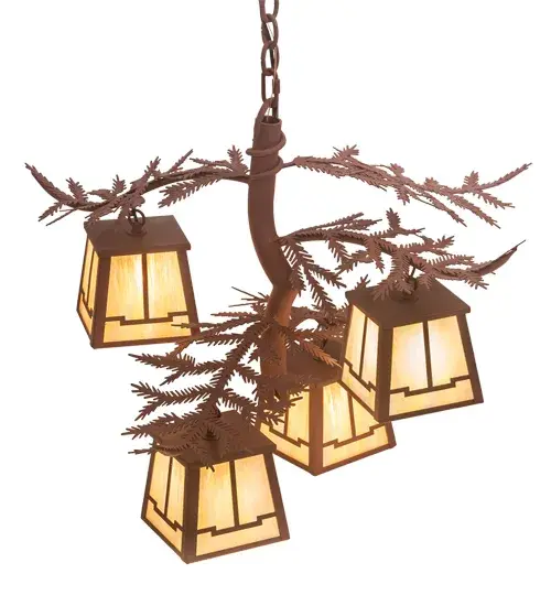 The Meyda Tiffany - Pine Branch by Meyda Lighting - Image 4