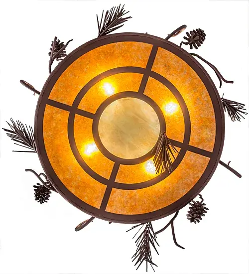 The Woodland Pine by Meyda Lighting - Image 7
