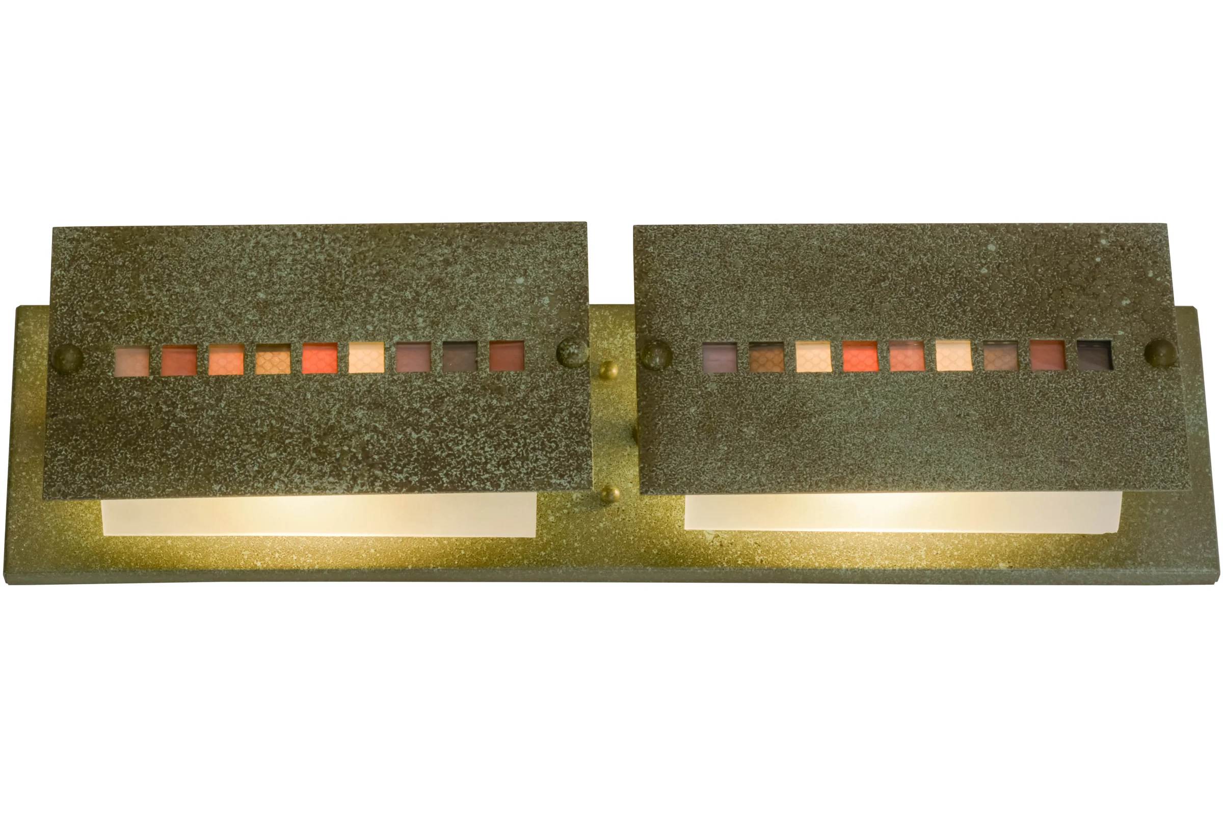 Moss Creek Two Light Vanity in Tarnished Copper