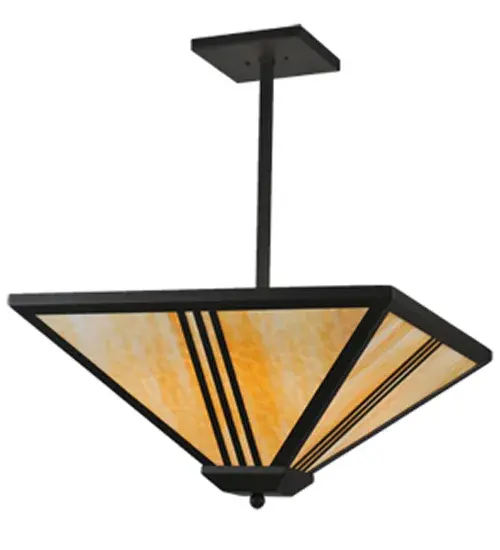 Every Meyda Tiffany item is a unique handcrafted work of art. Natural variations in the wide array of materials that we use to create each Meyda product make every item a masterpiece of its own. Photographs are a general representation of the product. Colors and designs will vary. Collection: Tres Lineas Finish: Wrought Iron Glass: Beige Art Glass Notes: Custom Crafted In Yorkville, New York Please Allow 30 Days Width: 34.00" Height: 30.00" Length: 24.00" Weight: 25.00 lb Number of Bulbs: 4 Maximum Wattage: 60.00 W Bulb Type: A19 Bulb Base: E26 Material: Steel Country of Origin: USA Safety Listing: Dry Safety Rating: Damp