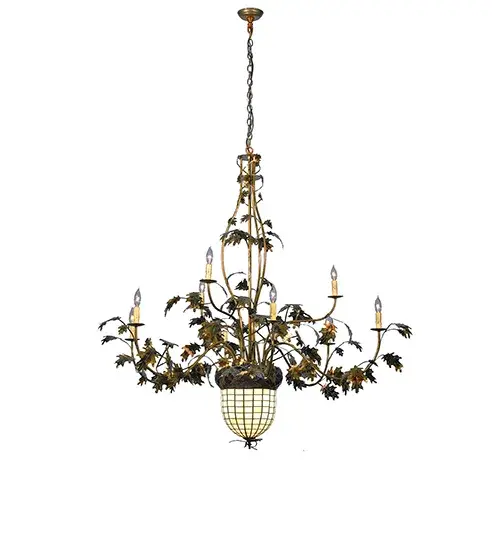 The Meyda Tiffany - Greenbriar Oak by Meyda Lighting - Image 9