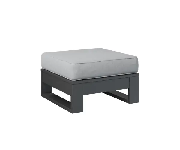 The Nordic Ottoman combines sleek contemporary styling with marine-grade durability. Its fade-resistant construction and minimal maintenance requirements make it ideal for outdoor living spaces.