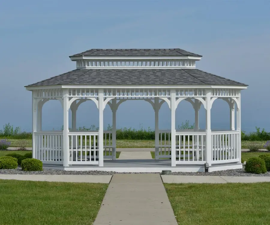 Vinyl Oblong Gazebo - Image 1