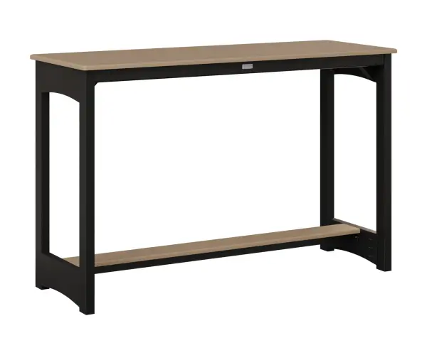 Dimensions: 22"W x 60"L x 38⅞"H Features: • Poly furniture is made of high-density polyethylene (HDPE) that will never need to be painted or stained • It will not rot or splinter • Poly furniture also contains added UV protection to resist fading Item Codes: BTHBB