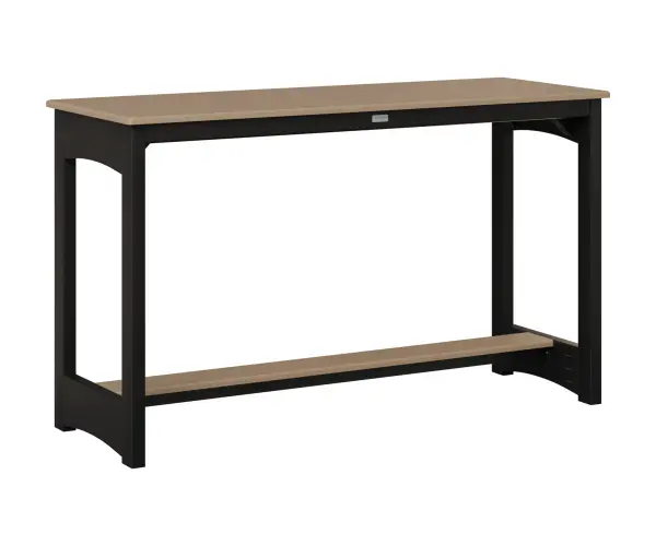 Dimensions: 22"W x 60"L x 35⅝"H Features: • Poly furniture is made of high-density polyethylene (HDPE) that will never need to be painted or stained • It will not rot or splinter • Poly furniture also contains added UV protection to resist fading Item Codes: BTHBC