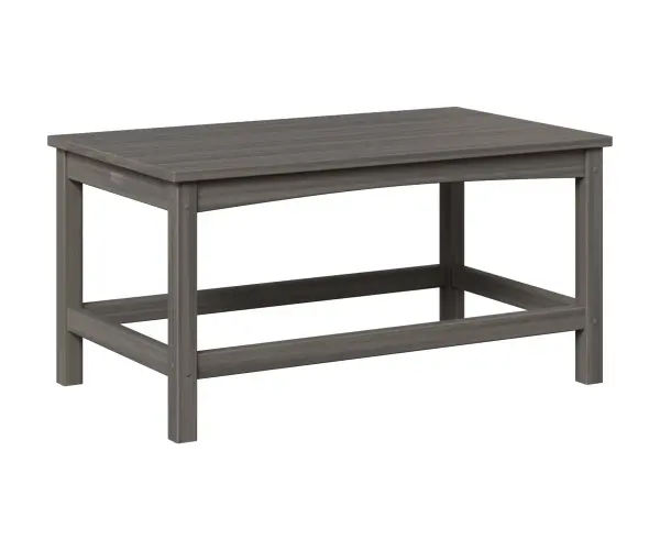 Dimensions: 35½"W x 21"D x 18"H Features: • Poly furniture is made of high-density polyethylene (HDPE) that will never need to be painted or stained • It will not rot or splinter • Poly furniture also contains added UV protection to resist fading Item Code: CCT1835