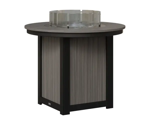 Beautiful and durable. A poly-top fire pit or fire table completes your outdoor area. Dimensions: 44"Round x 36½"H