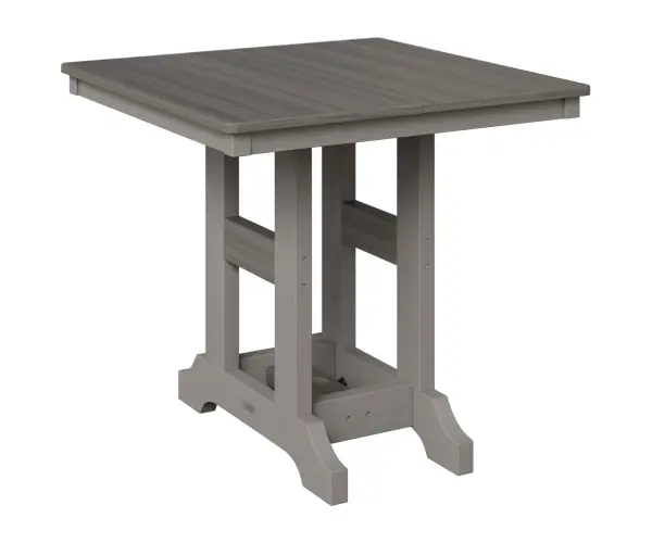Outdoor dining at its best. Available in Dining, Counter, and Bar Height Dimensions: Dining - 33"Square x 30⅜"H Counter - 33"Square x 35⅝"H Bar - 33"Square x 39⅞"H