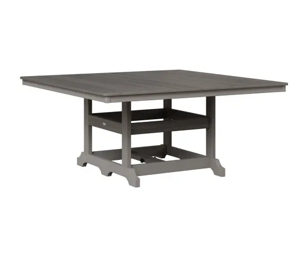 Dimensions: 66"W x 66"L x 30¼"H Features: • Poly furniture is made of high-density polyethylene (HDPE) that will never need to be painted or stained • It will not rot or splinter • Poly furniture also contains added UV protection to resist fading Item Codes: GCST0066D