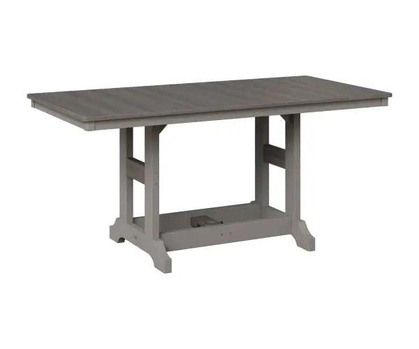 Outdoor dining at its best. Available in Dining, Counter, and Bar Height Dimensions: Dining - 33"W x 66"L x 30⅜"H Counter - 33"W x 66"L x 35⅝" H Bar - 33"W x 66"L x 38⅞"H