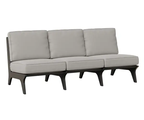Dimensions: 73¾"W x 33¼"D x 28¾"H Features: • Marine Grade Poly (MGP) furniture is crafted from molded polyethylene, making it resistant to the elements, including UV rays, moisture, and extreme temperatures • It is designed to withstand elements such as sun, rain, and snow • It doesn’t splinter, crack, or fade over time. • MGP furniture requires minimal maintenance. It is easy to clean and doesn’t require staining, sealing, or painting • MGP’s allows for a thinner profile which allows for sleeker furniture designs • Fade resistant colors on the cushions Item Code: HAS7429
