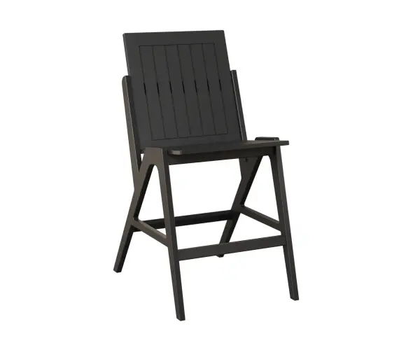 Dimensions: 24¼"W x 29½"D x 44¼"H Features: • Marine Grade Poly (MGP) furniture is crafted from molded polyethylene, making it resistant to the elements, including UV rays, moisture, and extreme temperatures • It is designed to withstand elements such as sun, rain, and snow • It doesn’t splinter, crack, or fade over time. • MGP furniture requires minimal maintenance. It is easy to clean and doesn’t require staining, sealing, or painting • MGP’s allows for a thinner profile which allows for sleeker furniture design • Designed for a standard bar height Options: • Also available in dining and counter height • Cushions with fade resistant colors are available Item Code: KBSC2244