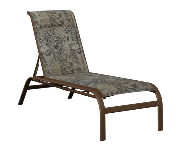 Dimensions: 27½"W x 69¼"L x 14"H Features: • Aluminum base for lightweight, easy to move furniture • Aluminum is low maintenance and can easily be cleaned with soapy water Item Code: MCPS