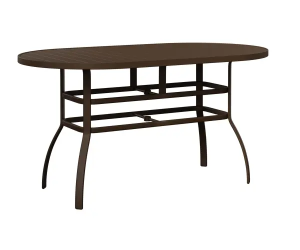 Dimensions: 42½"W x 76½"L x 38⅞"H Features: • Aluminum metal for lightweight, easy to move furniture • Aluminum is low maintenance and can easily be cleaned with soapy water Item Codes: MOT4276B