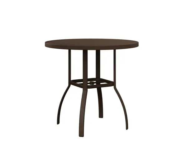 Dimensions: 42⅜"W x 42⅜"L x 38⅞"H Features: • Aluminum metal for lightweight, easy to move furniture • Aluminum is low maintenance and can easily be cleaned with soapy water Item Codes: MRT0042B