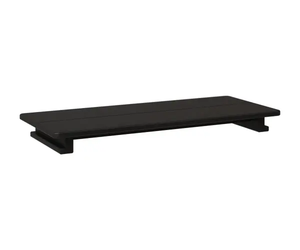 Dimensions: 23½"W x 10"D x 2⅛"H Features: • Poly furniture is made of high-density polyethylene (HDPE) that will never need to be painted or stained • It will not rot or splinter • Poly furniture also contains added UV protection to resist fading Item Code: PAFT2410