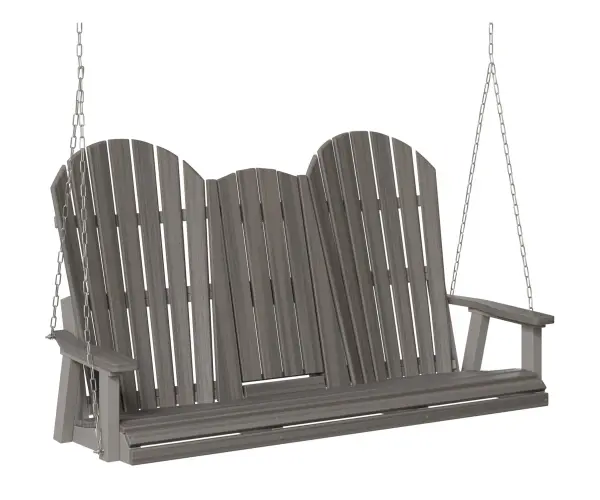 That classic Adirondack look with comfort you don't expect. Dimensions: 63½"W x 29½"D x 35"H
