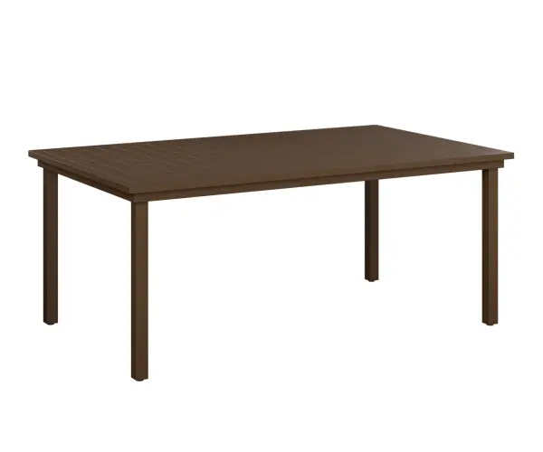 Dimensions: 44"W x 73"L x 30⅜"H Features: • Aluminum base for lightweight, easy to move furniture • Aluminum is low maintenance and can easily be cleaned with soapy water Item Code: VART4473D