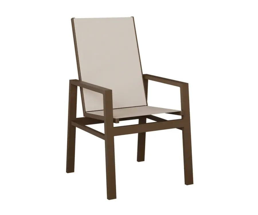 Vida High Back Sling Dining Chair - Image 1