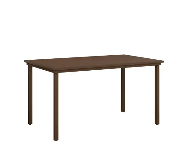 Dimensions: 44"W x 73"L x 38⅝"H Features: • Aluminum base for lightweight, easy to move furniture • Aluminum is low maintenance and can easily be cleaned with soapy water Item Code: VPRT4473B