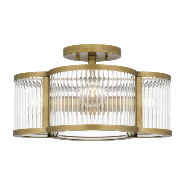Set your Art Deco dreams aglow with Aster. This stylish mini pendant features a clear ribbed glass shade and choice of polished nickel or weathered brass finish. This glamorous style adds luster to powder rooms, entryways, or anywhere you want to make a statement, tastefully.