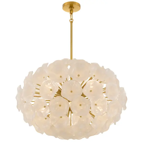 Audrey 8-Light Brushed Gold Pendant Light