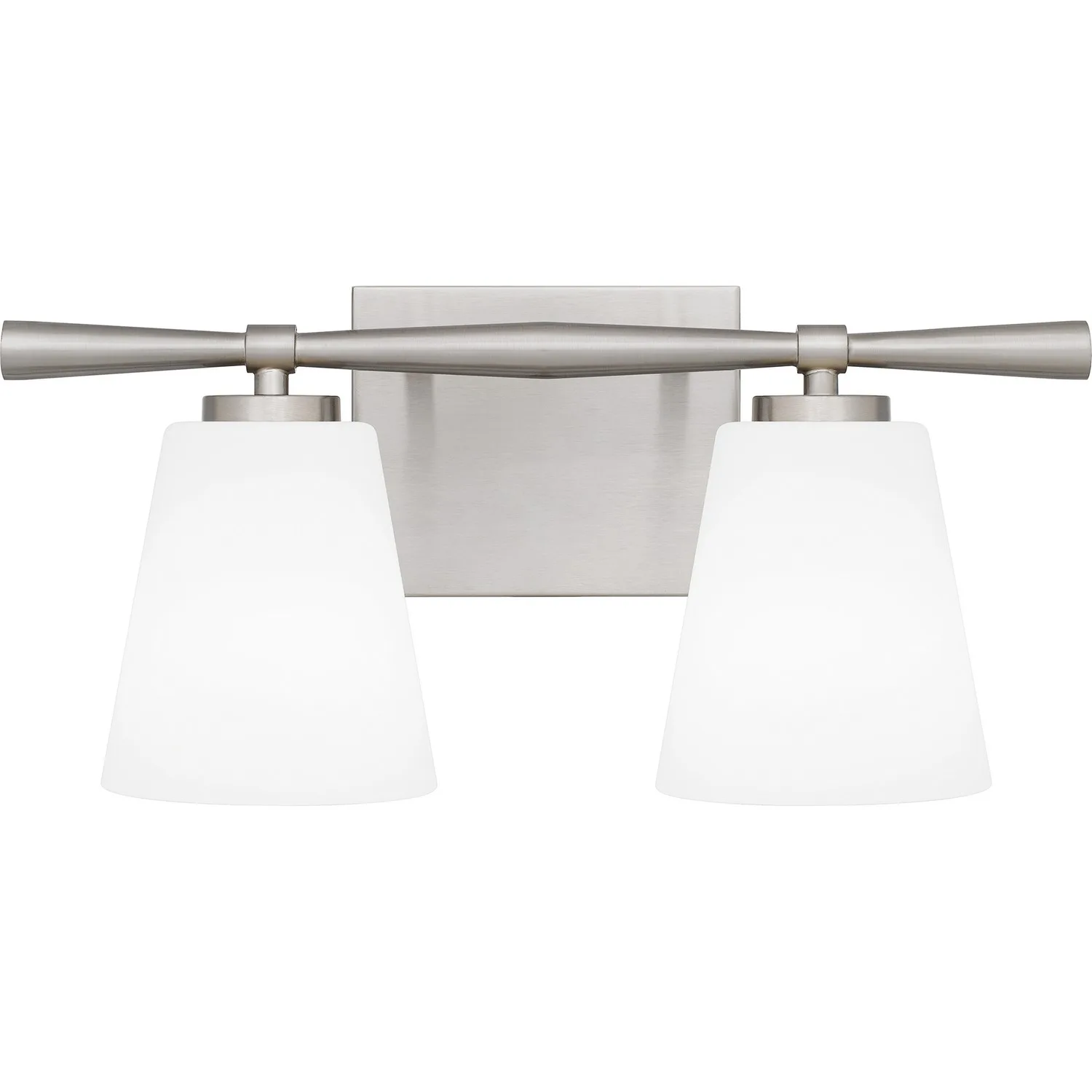 Brindley Two Light Bath in Brushed Nickel