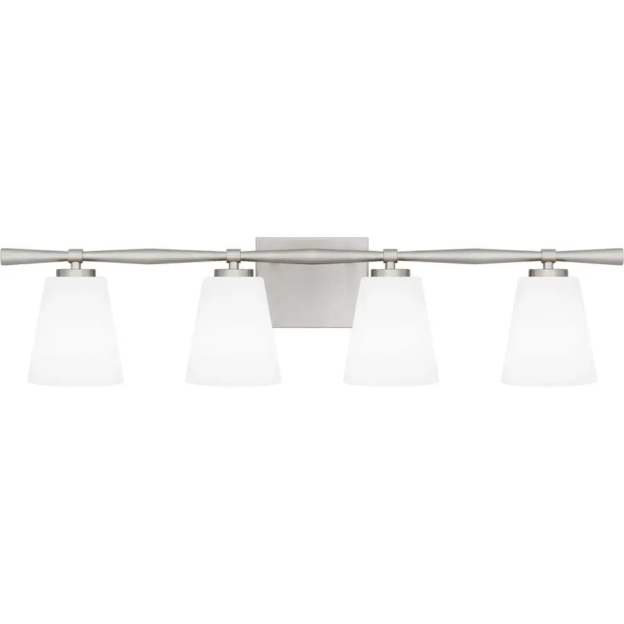 Brindley 4-Light Bath Vanity in Brushed Nickel