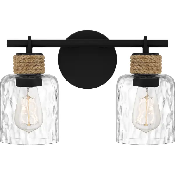 Natural elements abound in the Baltic collection, part of the Quoizel Naturals series. Clear water glass and rope detailing call to mind nautical elements, like the Baltic Sea for which it was named. Fittingly, the pared-back design, featuring a matte black finish, embodies the minimalist, neutral aesthetic of Scandinavian style. Choose from a mini pendant, chandelier, or bath light for a distinctive statement piece.