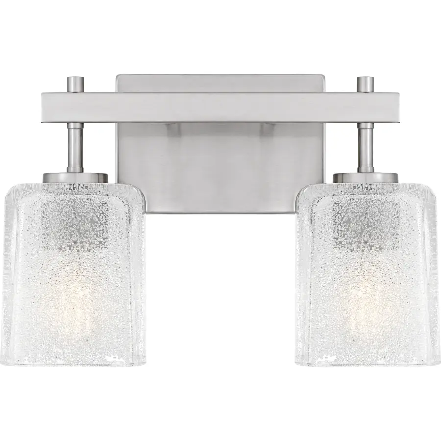 Brenthouse 2-Light Brushed Nickel Bath Light