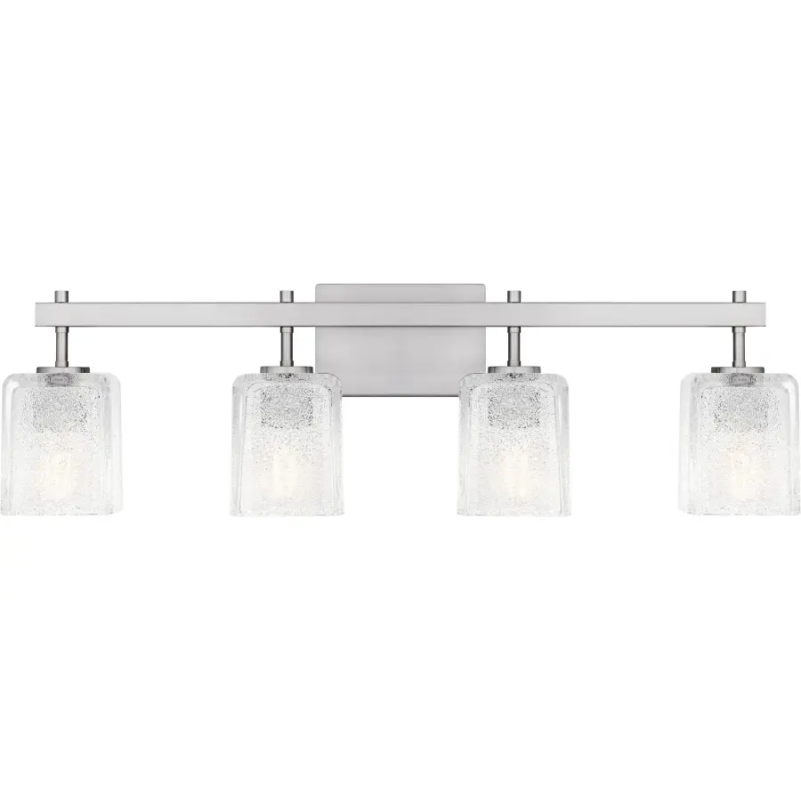 Brenthouse 4-Light Brushed Nickel Bath Light