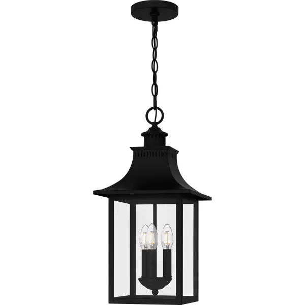 This outdoor lantern collection gives you the historic look of lighting from the 19th Century. Available in either copper bronze or mystic black, Chancellor will adorn your home with its charming style to make it the best on the block. Clear glass panels complete the look and help to perfectly illuminate your home's exterior. Choose from a variety of styles to welcome your guests in style.