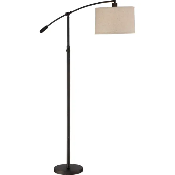 The Clift Collection is the ideal design for task lighting.  The base features a pivoting arm and shade that can be adjusted to suit your lighting needs.  The classic Oil-Rubbed Bronze finish balances well with the crisp brown linen shade.