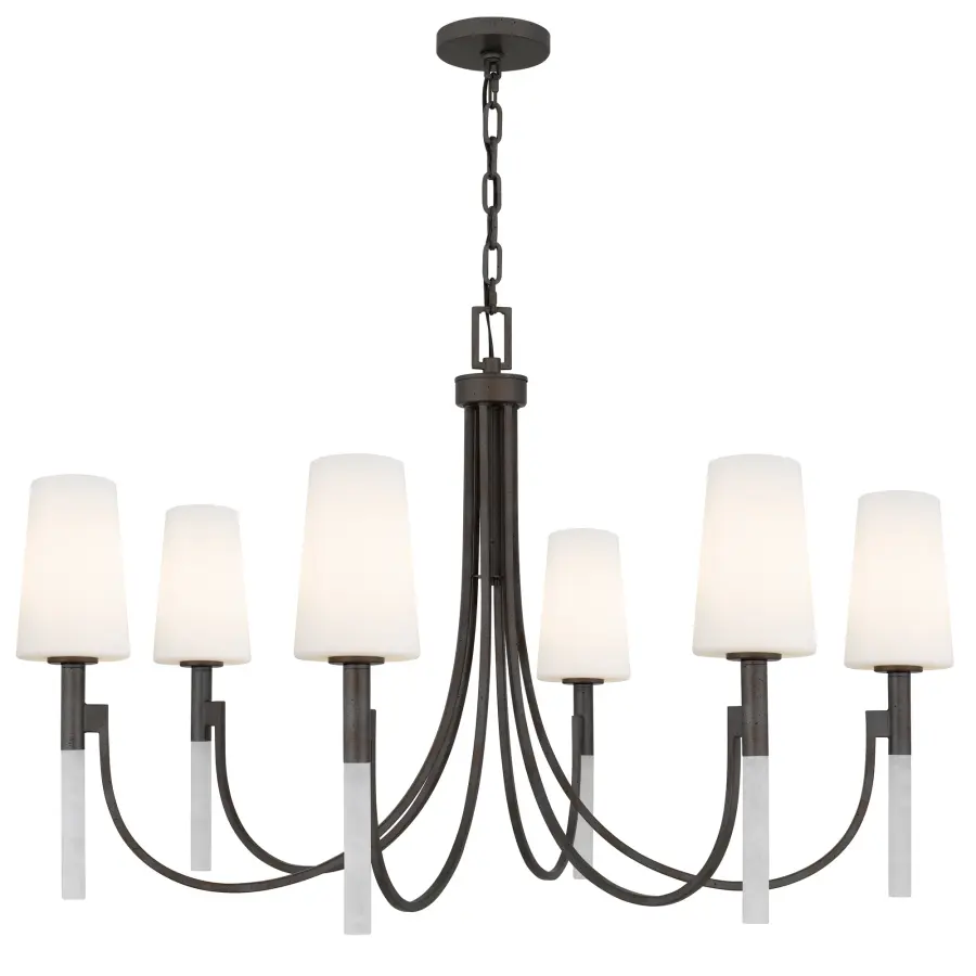 Eloura 6-Light Iron Gate Chandelier