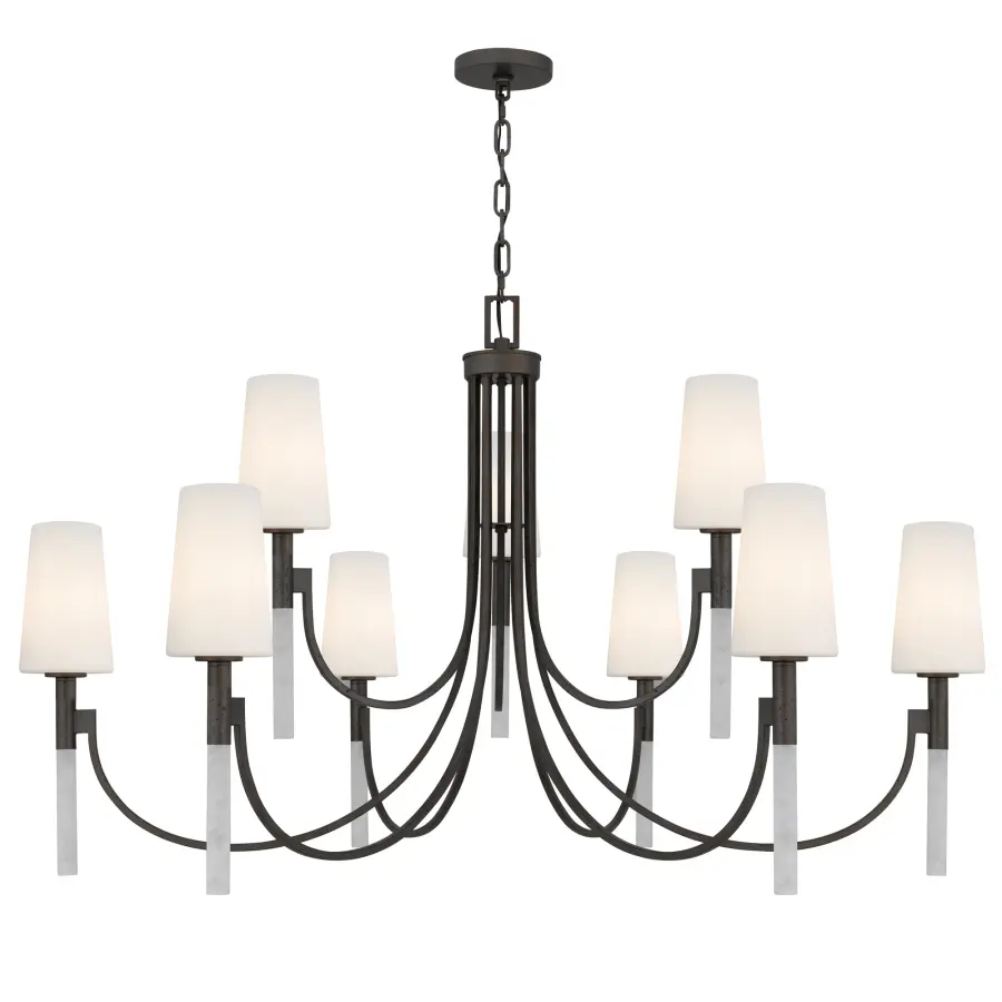 Eloura 9-Light Iron Gate Chandelier