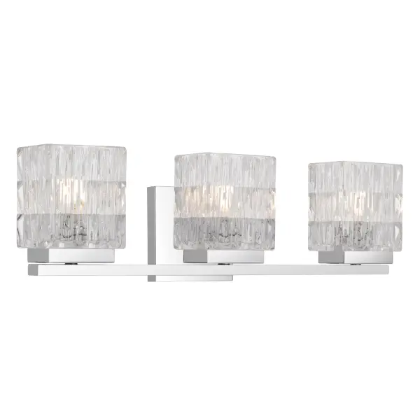 Glimmering like a jewel at dusk, the Estelle Vanity Light brings refined romance to any space. Its crystal glass shades catch the light with dazzling brilliance, casting a delicate sparkle reminiscent of candlelight dancing across fine crystal. Framed in a sleek polished chrome finish, Estelle feels both modern and timeless—elegance reimagined. Available in multiple sizes, it’s a radiant companion for morning rituals and moonlit evenings alike, wrapping every moment in luminous beauty.
