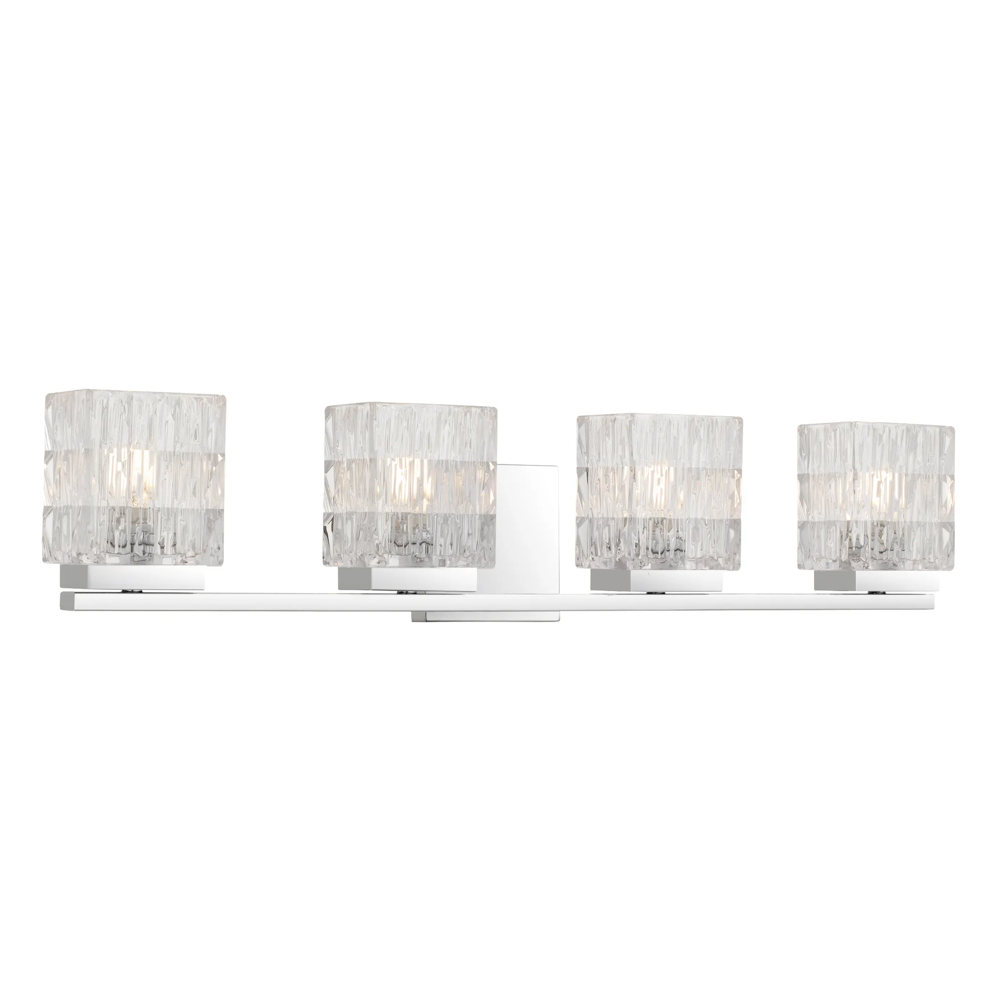 Estelle 4-Light Polished Chrome Vanity Light
