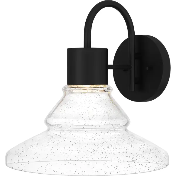 Felix makes a lasting impression with its romantic charm and industrial-inspired style. The integrated LED light source shines brightly through clear seedy glass. The barn light silhouette is finished in matte black, adding the finishing touch. While designed for outdoor use, Felix can also be used inside the home as a wall sconce or above a mirror in the bathroom. All Coastal Armour products are durable, marine grade, and come with a 5-year limited warranty.
